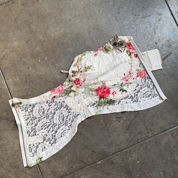 Vivienne Westwood Red Label INSANE S/S 2016 Lotus Flower Lace Corset - Picture 4 of 16